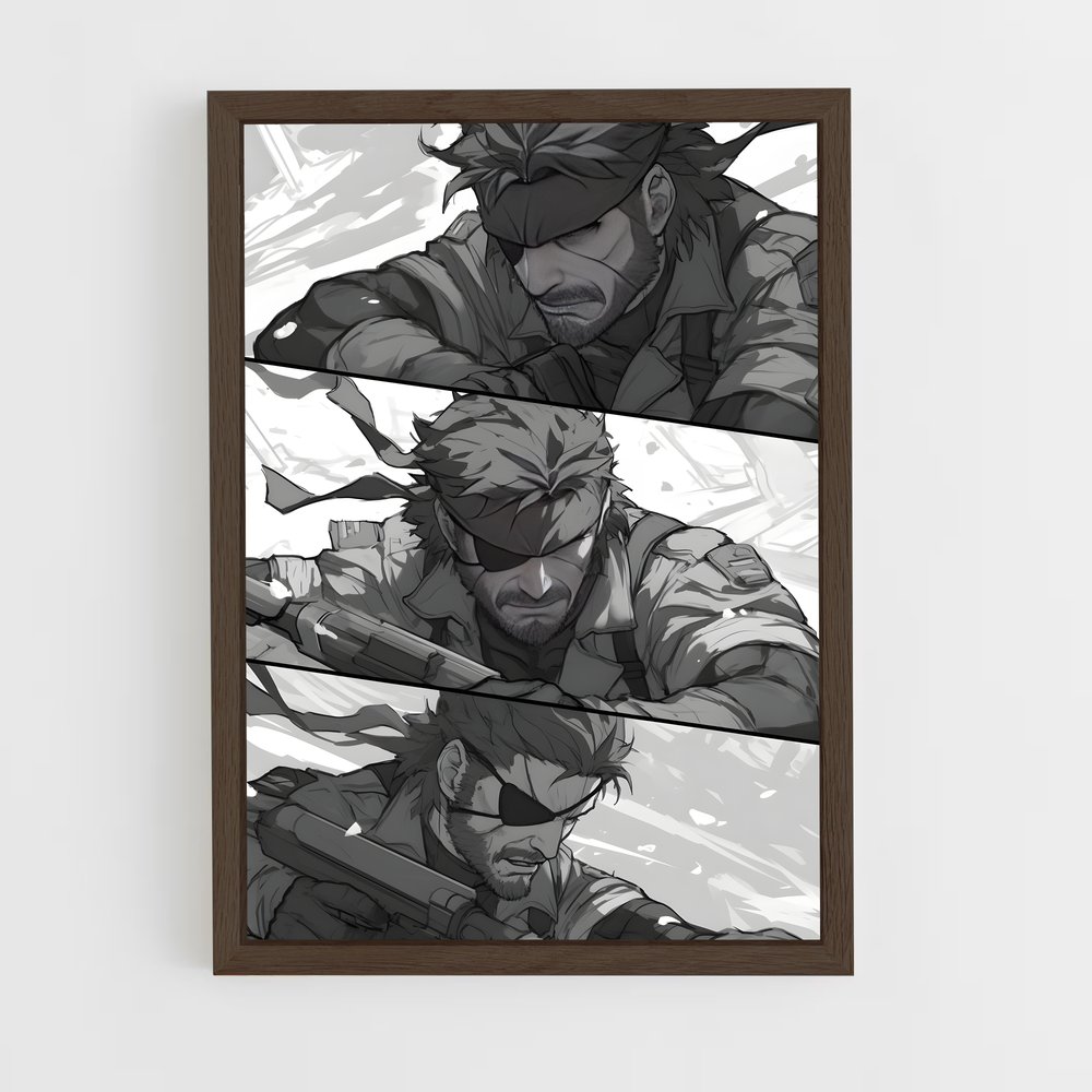 Poster L'Art de l'Évasion – affiche Metal gear solid (vue 5)